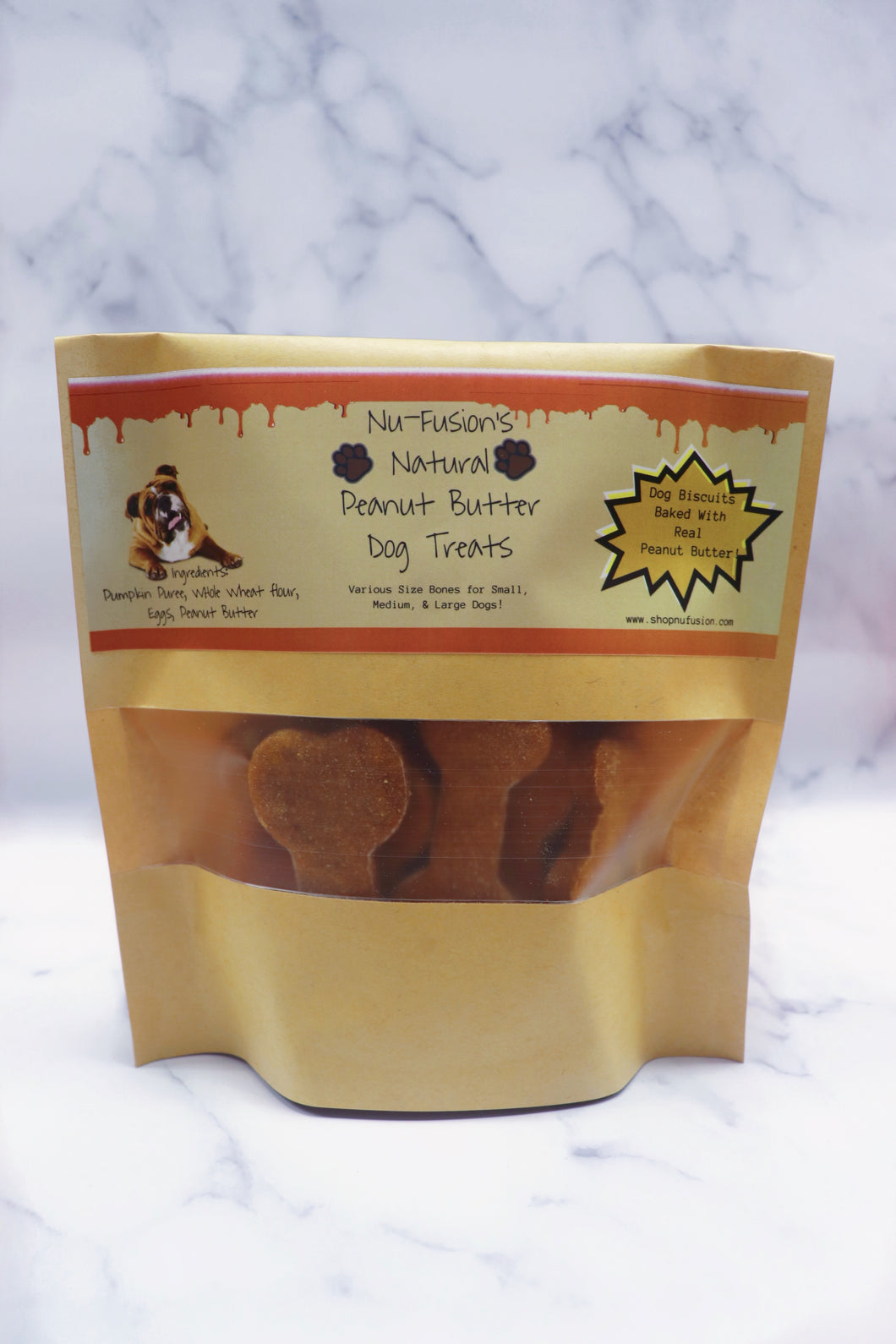 Natural Peanut Butter Doggy Treats
